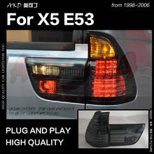 AKD estilo de coche para BMW X5 E53 luces de cola 1998-2006 X5 Luz de cola llevada de la lámpara de cola LED DRL señal freno reverso auto Accesorios 2024 - compra barato