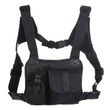 Tactical Chest Front Walkie Talkie Pack Pouch Holster Radio Harness Carry Bag for Police Officers Military Combat Hunting CS 2024 - buy cheap