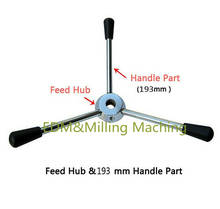 1SET High Quality Milling Machine Drill Press Machines CNC Parts - Feed Hub Wheel & 195mm Z512 Handle Part DURABLE New 2024 - buy cheap