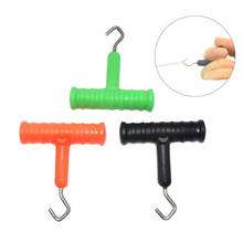 1 PC Fishing Hook line Tool Anti-slip Carp Fishing Bait Rig Hook Puller T-type Knot Tool Terminal Tackle Accessory 2024 - buy cheap