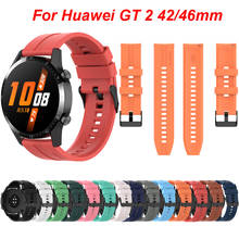 Correa de silicona para reloj Huawei Watch GT 2 GT 42 46mm/HONOR Magic ES, pulsera deportiva 20 22MM, novedad 2024 - compra barato