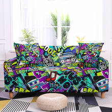 Capa de sofá elástica estampada 3d, capa de sofá para sala de estar, decoração de poltrona, sofá, cobertor para poltrona 2024 - compre barato