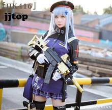 Girls Frontline cos clothes HK416 Cosplay clothes 404 team Battle Uniform Women Girls Halloween Carnival High School  Outfit wig 2024 - buy cheap