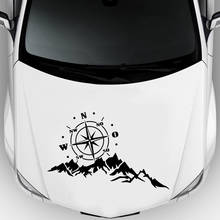 Auto Engine Cover Decor Decals Jungle Adventure Compass Car Vehicle Car-Styling Outdoor Personal Car Parts Decoration 2024 - buy cheap