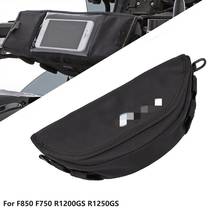Motorcycle handlebar navigation bag saddle bag big screen mobile phone/GPS for BMW R NINE T R1200GS ADV R1200R LC R1250GS F900XR 2024 - buy cheap