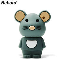 Retobo Pen Drive 4GB 8GB 16GB 64GB 32GB Cute Mouse USB Flash Drive Memory Stick Mini U Disk USB 2.0 2024 - buy cheap