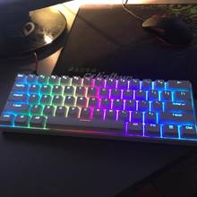 Anne Pro 2 60% NKRO Bluetooth 4,0 Type-C RGB 61 клавиша Механическая игровая клавиатура переключатель Cherry Gateron 2024 - купить недорого