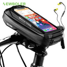 New Bike Phone Holder Bag Case Waterproof Cycling Bike Mount 6.9in Mobile Phone Stand Bag Handlebar MTB Bicycle Accessories 2024 - buy cheap