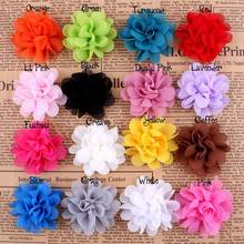 200pcs/lot 2.2" 16Colors Fashion DIY Mini Artificial Fabric Flower For Dress Wedding Invitation Decoration 2024 - buy cheap