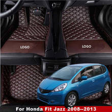 Car Floor Mats For Honda Fit Jazz 2008 2009 2010 2011 2012 2013 Carpets Auto Interiors Stylings Accessories Custom Rugs Decor 2024 - buy cheap