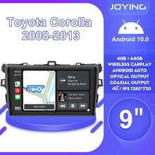 Мультимедийный плеер для Toyota Corolla E140/150, 2008, 2009, 2010, 2011, 2012, 2013, 9 дюймов, Android 10 2024 - купить недорого