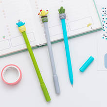 Kawaii Plastic Ink Korean cute Creative Gel Pen cactus Neutral Pens For School Writing Office Supplies Pen Cute Stationery 2024 - buy cheap