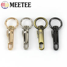Meetee 2/5pcs 72X22mm Metal Keychain Buckle Pet Traction Rope Link Buckle DIY Bag Starp O Ring Hang Hook Clasp Accessories BF716 2024 - buy cheap