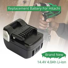 BSL1415 BSL1430 Li-ion Lithium 14.4V 4000mAh Rechargeable battery for Hitachi Cordless Power Tools C 14DSL DS14DBL R14DSL 2024 - buy cheap