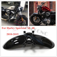 Переднее крыло двигателя XL48, брызговик, защитная крышка, пластиковые черные грязезащитные щитки для Harley-Davidson Sportster XL Forty Eight 2010-2015 2024 - купить недорого