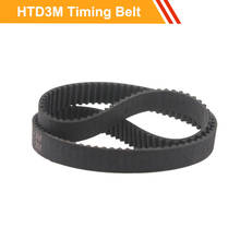 HTD3M-correa de transmisión de bucle cerrado, longitud de 465/468/471/489/492/495mm, correa de goma redonda de 10/15mm de ancho 2024 - compra barato