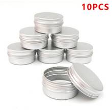 10PCS Cream Jar Tin Cosmetic Lip Balm Containers Nail Derocation Crafts Pot Refillable Bottle Empty Aluminum Bottles 10ml 2024 - buy cheap