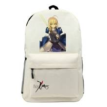 Anime Fate Zero Rucksack Emiya Shirou Saber Gilgamesh Altria Pendragon School Student Backpacks 2024 - buy cheap