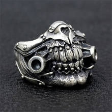 FDLK-Anillo de lujo con diseño de máscara inmortal para hombre, sortija ahuecada, Estilo Vintage, Hip Hop, Punk, Rock, Mad Max 2024 - compra barato