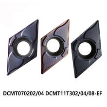 Original CNC Cutter DCMT DCMT07 DCMT0702 DCMT070204-EF DCMT11T3 DCMT11T304-EF DCMT11T308-EF YBG205 YBG202 Carbide Inserts 2024 - buy cheap