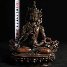 215MM H Decorated Material:BRASS Tibetan Buddhism/Tibetan BRASS Vajrasattva Buddha Statue Decoration real Silver Brass 2024 - buy cheap