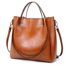 High Quality Leather Casual Tote Shoulder Bag Fashion Crossbody Bags for Women 2021 Luxury Handbags Women Bags Designer C1279 2024 - buy cheap