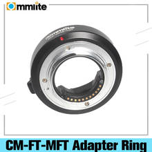 Commlite   CM-FT-MFT Electronic Auto Focus Lens Mount Adapter For Olympus OM 4/3 Lens to Micro M4/3 Camera GH4 GH5 GX7 EM5 OM-D 2024 - buy cheap