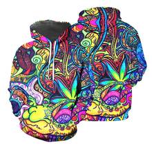 PLstar Cosmos Hippie colorful Trippy Psychedelic 3d hoodies/Sweatshirt Winter autumn Harajuku Long sleeve streetwear-6 2024 - buy cheap