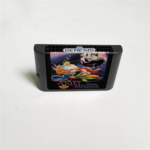 La Sirenita Ariel-tarjeta de juego MD de 16 bits para Cartucho de consola de videojuegos Sega Megadrive Genesis 2024 - compra barato