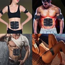 Estimulador Abdominal Abs portátil para hombres y mujeres, cinturón de tóner muscular para entrenamiento de brazo, tonificador corporal, entrenador corporal para gimnasio en casa y oficina 2024 - compra barato