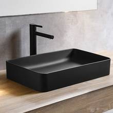 Bathroom Sink Bowls Nordic Ceramic Washbasin Square Basin Simple White/Blue/Black  Washbasin Home Basin Shampoo Bowl With Tap 2024 - buy cheap
