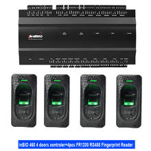 Плата контроля доступа Inbio 260 460 IP Tcp/Ip, связь RS485 с 125 кГц FR1200, водонепроницаемый считыватель отпечатков пальцев RS485 2024 - купить недорого