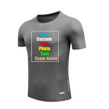 Quick Dry Unisex Men Women Adult Kid custom T-shirt short sleeve DIY Customized Logo Photo Text printed Male T shirt Tops Tees 2024 - buy cheap