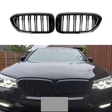 Front Bumper Kidney Grille Grill for BMW G30 G31 G38 5 Series 525I 530I 540I 550I with M-Performance Black Double Line Kidney Gr 2024 - buy cheap