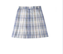 Japanese Summer  Pleated Skirt Plaid Skirts  High Waist For JK School Students Uniform Cloths D013 2024 - buy cheap