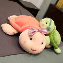 25-60cm olhos grandes tartaruga brinquedo de pelúcia recheado casal tartaruga mar animal boneca brinquedos macios para crianças dormir travesseiro adorável presente 2024 - compre barato