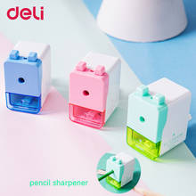 Deli Manual Pencil Sharpener 5 Pcs Korea Cute Pencil Sharpener School & Office Stationery Supplies Student Prize Gift for Kids 2024 - buy cheap
