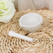 Porcelain Mortar and Pestle Spice Herb Grinder Mixing Grinding Bowl Crusher Set 2024 - buy cheap