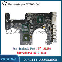 Tesed A1286 Motherboard for MacBook Pro 15.4" Logic Board 2010 i5 2.4/2.53GHz i7 2.66/2.8GHz 661-5566 EMC 2353 820-2850-A/B 2024 - buy cheap