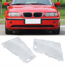 1Pcs New High Quality Car Headlight Lenses Lamp Cover Clear For BMW E46 3 Series 2001-2006 Left & Right Side Car accessories 2024 - buy cheap