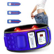 Electric Slimming Belt Lose Weight Fitness Massage Rechargeable Vibration Abdominal Belly Muscle Waist Trainer Stimulator 2024 - buy cheap