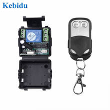 Kebidu interruptor com controle remoto sem fio, módulo de receptor e relé dc 12v 10a 1ch e transmissor rf 433 mhz