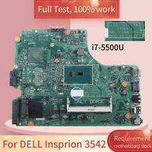 For DELL Insprion 3542 13269-1 0V28DP SR23W I7-5500U DDR3L Notebook motherboard Mainboard full test 100% work 2024 - buy cheap