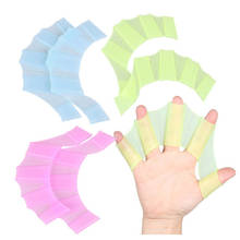 Aletas de natación de mano, guantes de entrenamiento, aletas de paleta Webbed, 1 par 2024 - compra barato