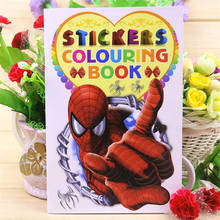 16 Page Spider Coloring Book Sticker Book Children kids Books Adults Coloring Books Painting/Drawing/Art 2 cover patterns 2024 - buy cheap