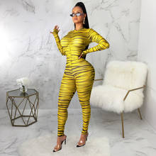 S-XXL Tight-fitting Long-sleeved Trousers Jumpsuit Stretch Party Wear Close-fitting 2024 - buy cheap