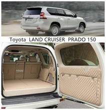 For Toyota LAND CRUISER PRADO 150 2010-2020 5 & 7 Seat Full Rear Trunk Tray Liner Cargo Mat Floor Protector foot pad mats 2024 - buy cheap
