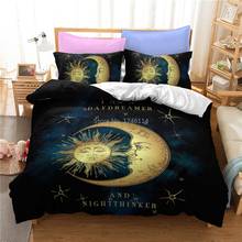 The Moon Sun Space Mandala 3D Printed Duvet Cover Pillowcases Twin Full Queen King Size Bedding Set Bed Linens Bedclothes 2024 - buy cheap