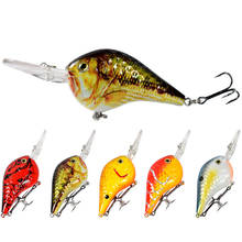 KoKossi-Señuelos de Pesca Crankbait, cebo Artificial duro realista, ojos 3D, lengua larga flotante, 1 Uds., 11,5G/90MM 2024 - compra barato