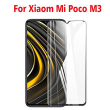 3D полное клеевое закаленное стекло для Xiaom Mi Poco M3 полное покрытие 9H Защитная пленка для экрана для Xiaom Mi Poco M3 2024 - купить недорого